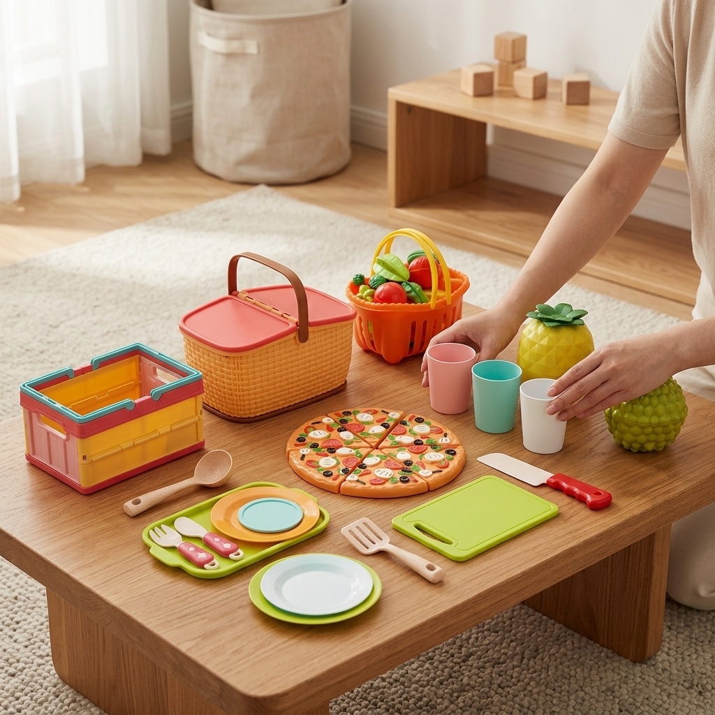 ชุดของเล่นอาหารจำลองมอนเตสซอรี - Kitchen Kids Baking Set บทวิจารณ์และราคา