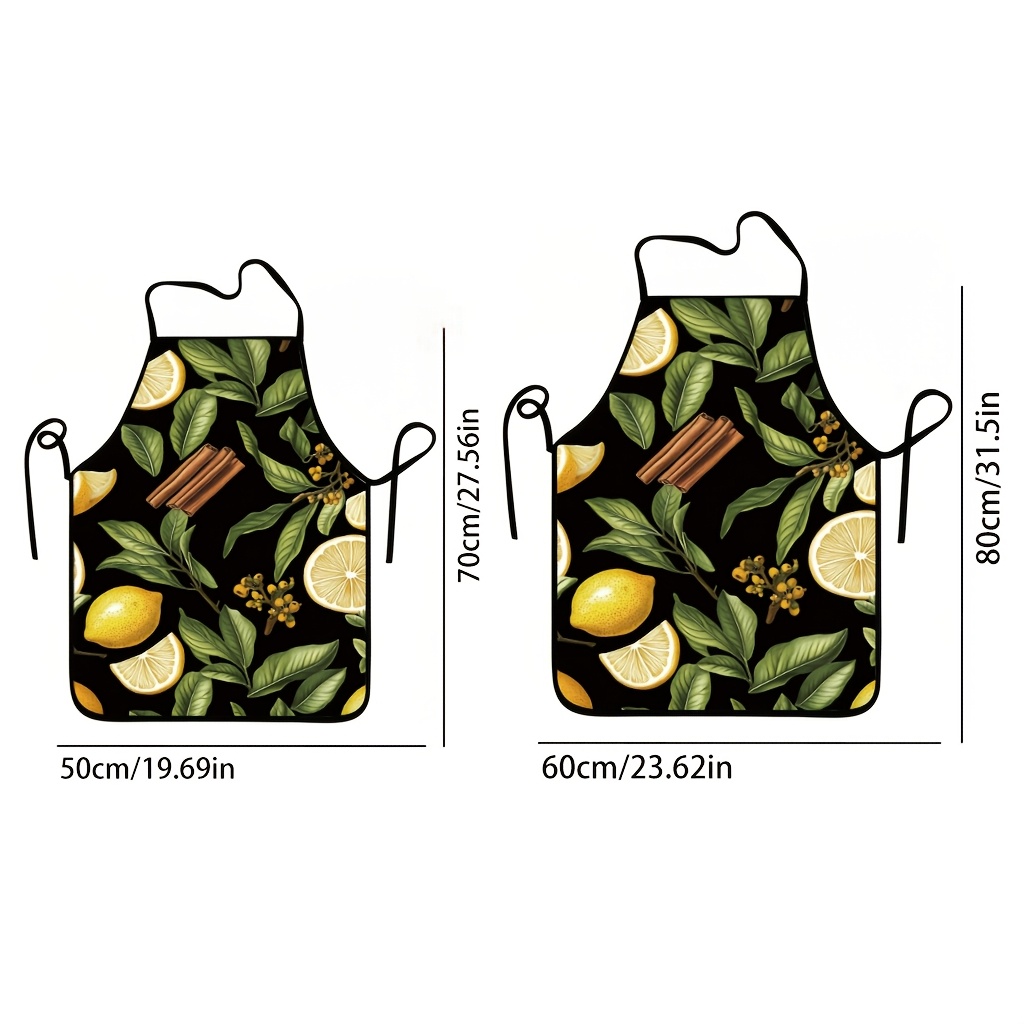 ผ้ากันเปื้อนลายใบส้มเขตร้อน พื - Kitchen Baking Background บทวิจารณ์และราคา