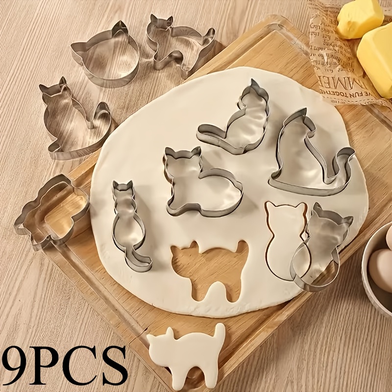 ชุดพิมพ์คุกกี้ 9 ชิ้น ทำจากสแต - Baking Kitchen Set บทวิจารณ์และราคา