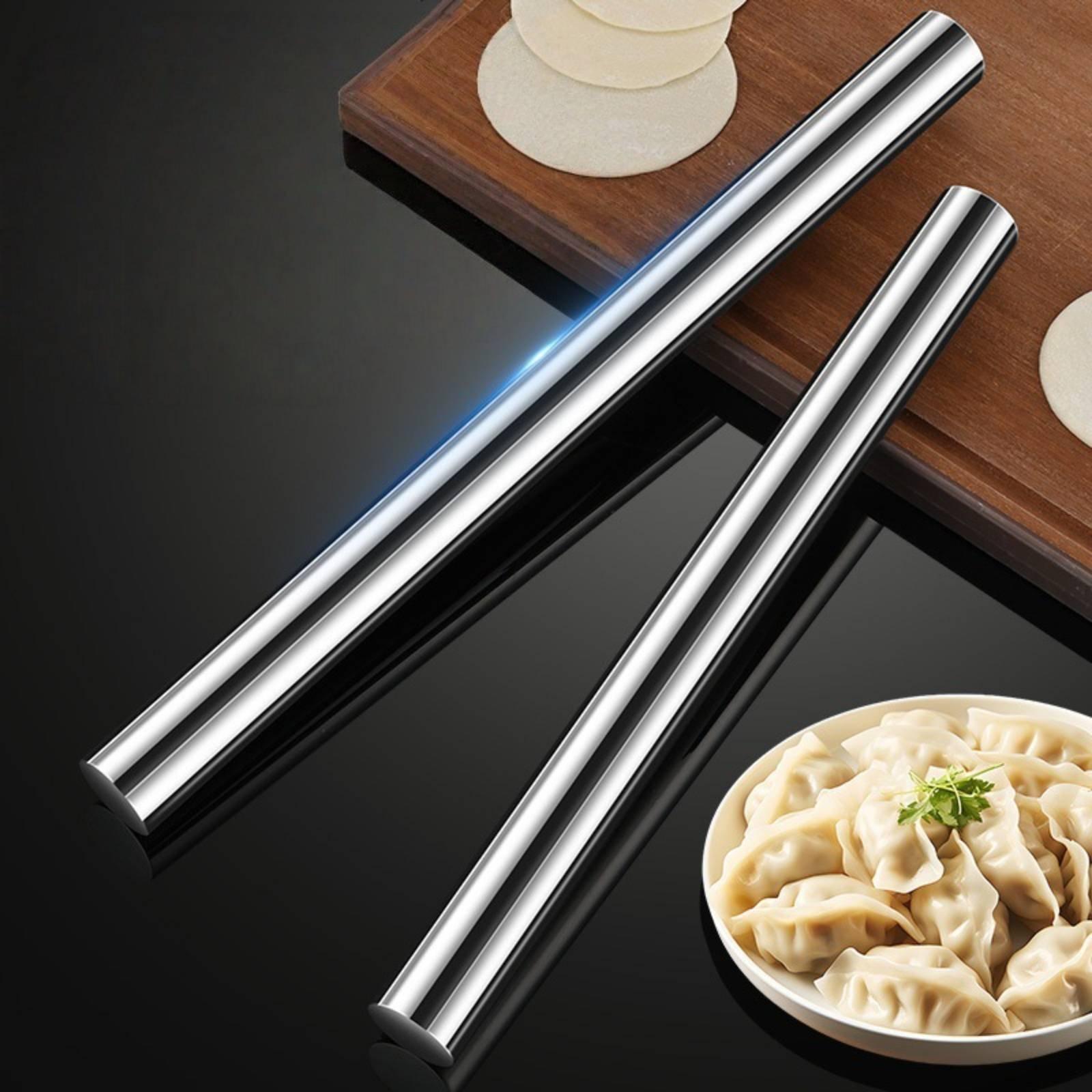 ไม้คลึงแป้งสเตนเลสสตีลระดับมือ - Kitchen Roller Baking บทวิจารณ์และราคา