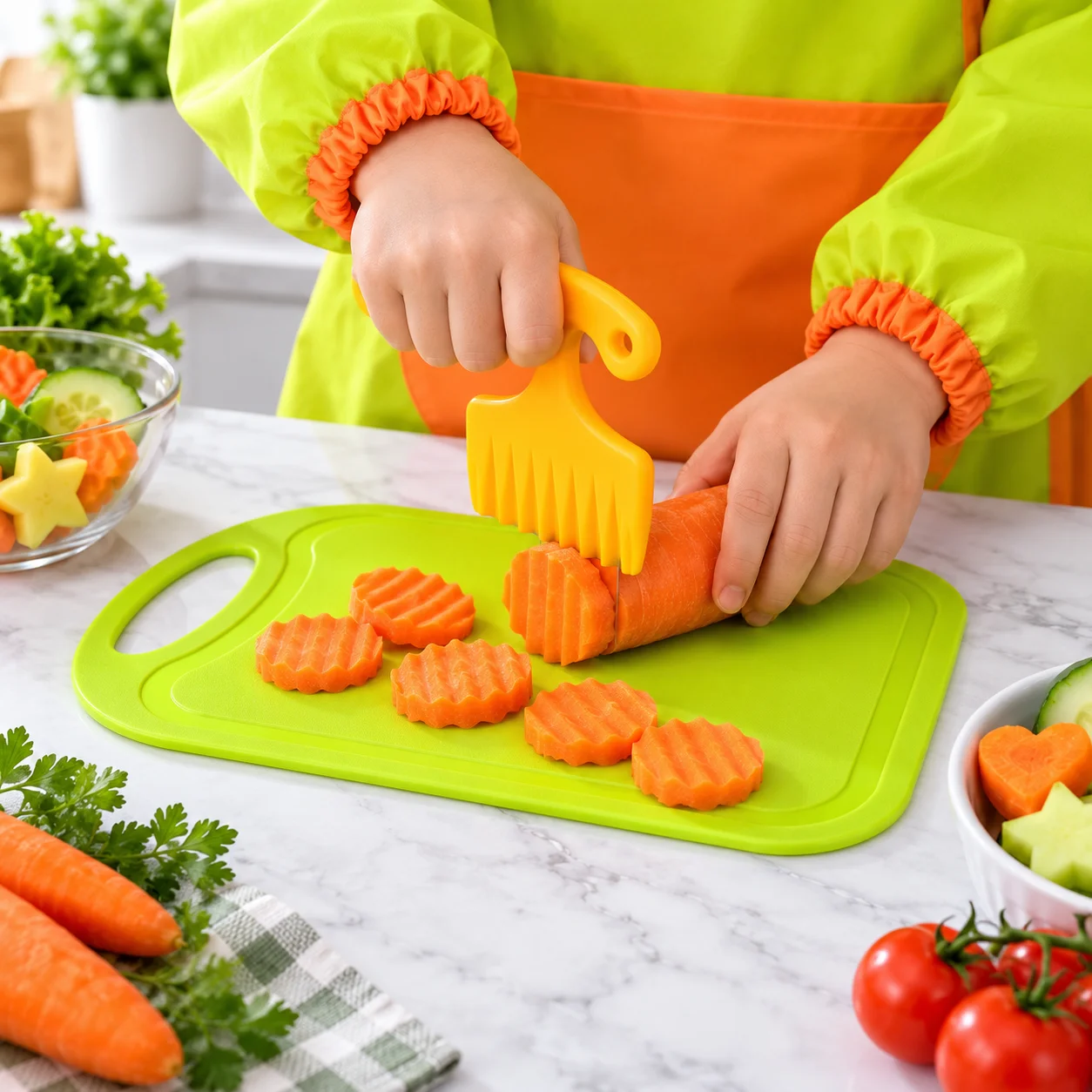 ชุดมีดพลาสติกสำหรับเด็ก WXCOO  - Kitchen Kids Baking Set บทวิจารณ์และราคา