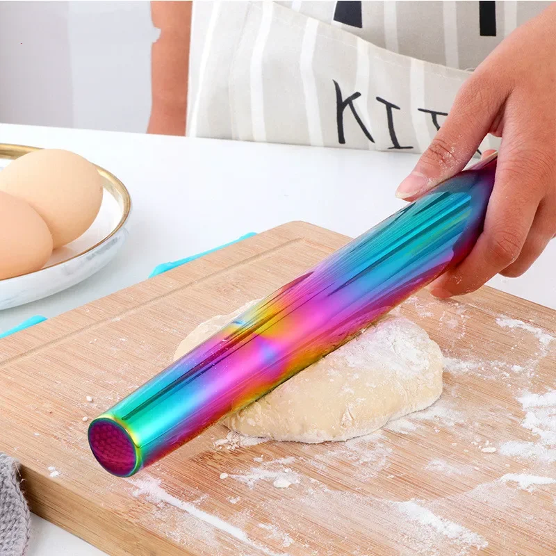Rolling Pin 304 สแตนเลสสตีล Pa - Kitchen Roller Baking บทวิจารณ์และราคา